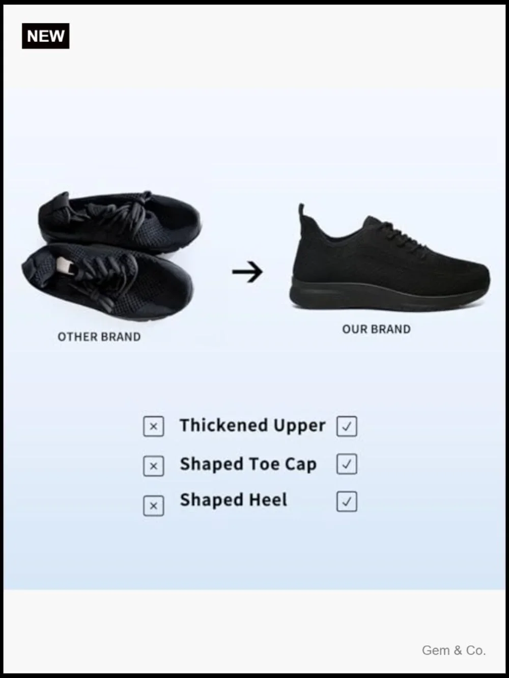 Women's Casual Walking Sneakers - Non Slip Work Nursing Shoes